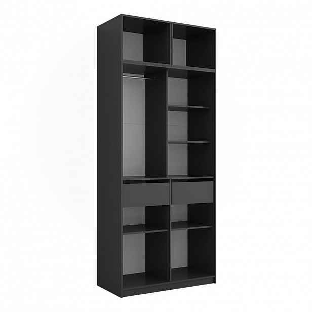 Vicco ŠATNÍ SKŘÍŇ Elmo Antracit 50 x 40 cm Sada 3 kusů