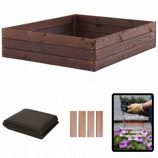 Vyvýšený záhon Bedny na zeleninu Zeleninák Impregnovaný 120x80 Eko