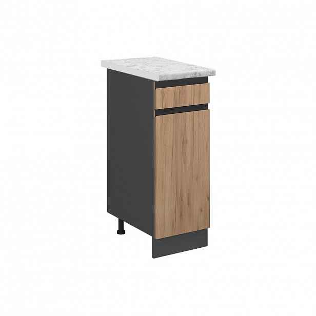 Vicco SPODNÍ SKŘÍŇKA KUCHYŇSKÉ LINKY R-Line Zlatý mocný dub 30 cm PD Mramor