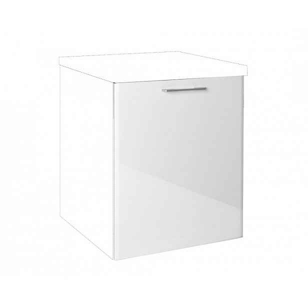 Maska IN MDF 60×72 - bílá lesk