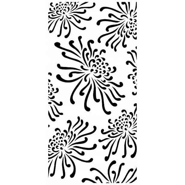 Omítací Šablona LuxBud Panel 58 pro ozdobné omítky 92 cm Dekor 3D Zeď