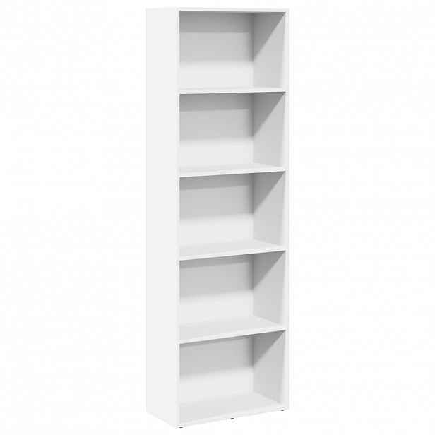 vidaXL Knihovna bílá 60 x 30 x 189 cm kompozitní dřevo