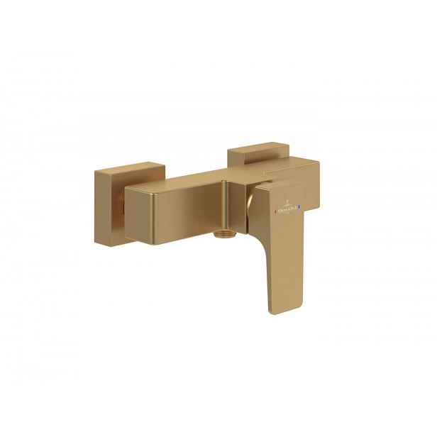 Villeroy & Boch Architectura Square - Sprchová baterie, kartáčované zlato TVS12500100076