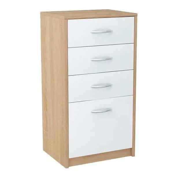 Casarredo Komoda AGNES/HIT 4S dub sonoma/bílá