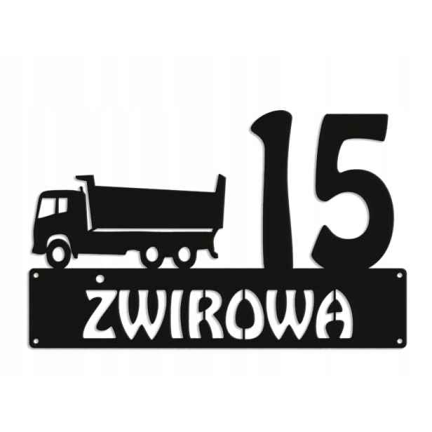 Číslo Na Dům 48 cm Tabule Adresa Ocel 2 mm Žírová ul.