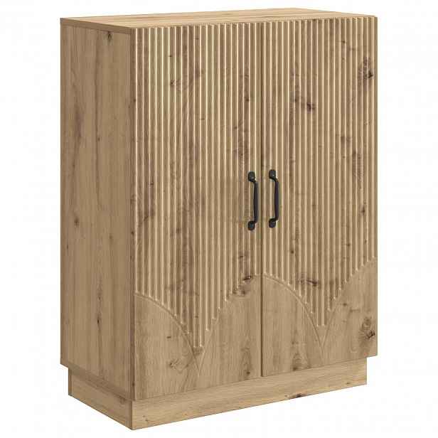 vidaXL Servírovací skříň Dub artisan 66 x 34,5 x 87 cm