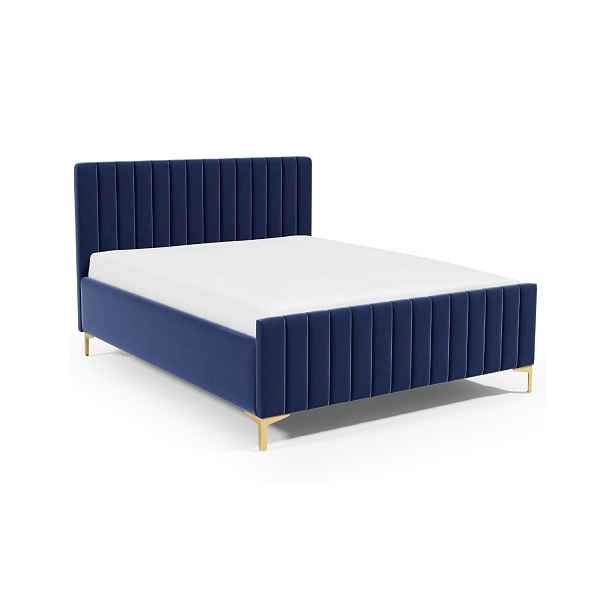 Čalouněná postel do ložnice 25 slim na nožičkách 140x200, 160x200, 180x200