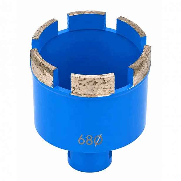 Korunka Korunkový Vrták Vrták 68 MM M14 Granit Mramor Mokro Verdekam Segmentová