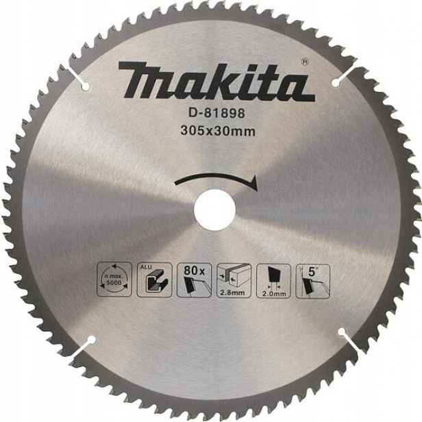 Makita D-81898 pilový kotouč 305*30 80Z Tct na hliník (old=D-73019)