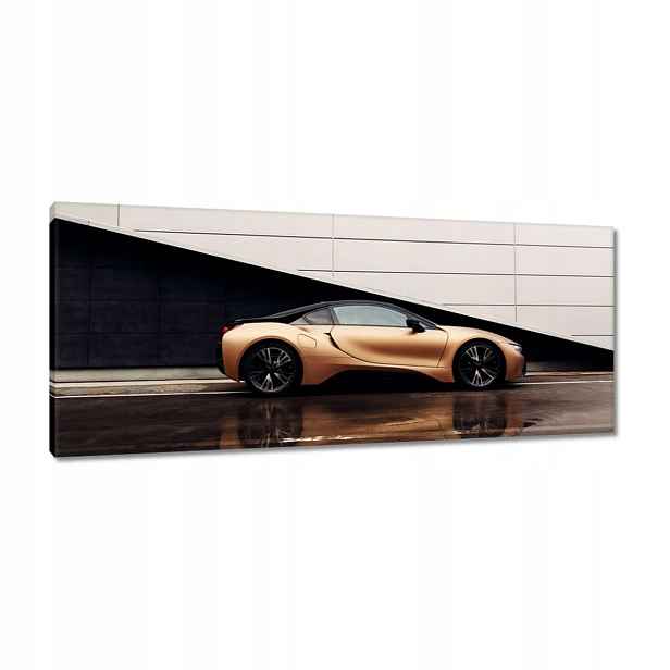 Obrazy 100x40 Zlaté Bmw Auto