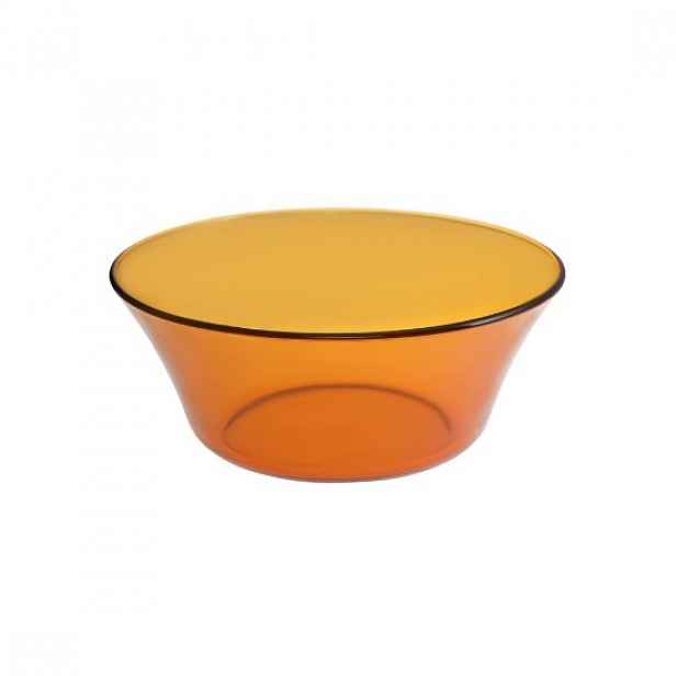 Salátová mísa, skleněná, 23 cm / 2,2 l, "Lys", Amber - Duralex