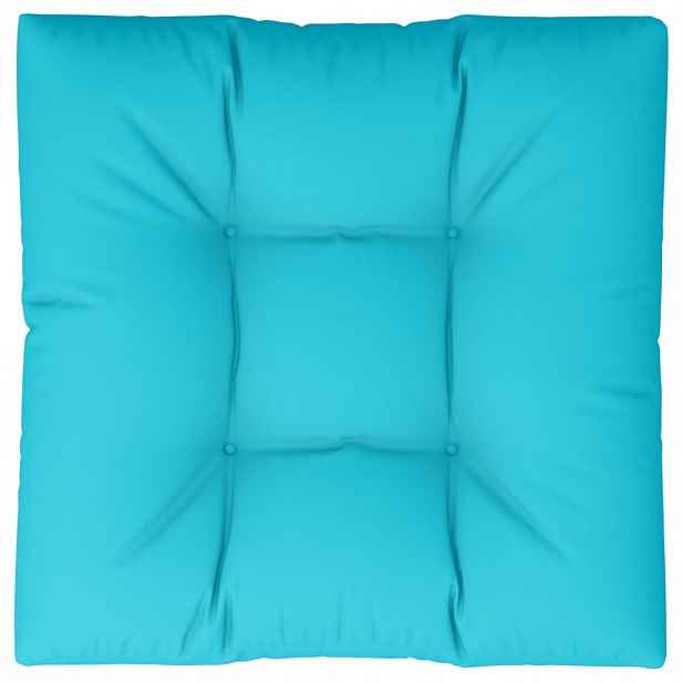 vidaXL Poduška na palety tyrkysová 80 x 80 x 12 cm textil