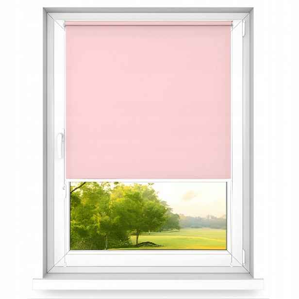 Roleta bez zatloukání Růžová 100 x 160 cm mini basic – rychlá montáž