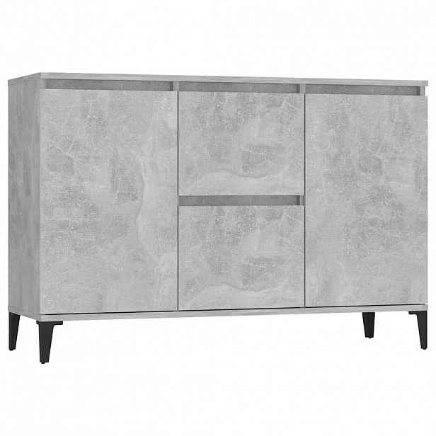 vidaXL Příborník betonově šedý 102 x 35 x 70 cm kompozitní dřevo