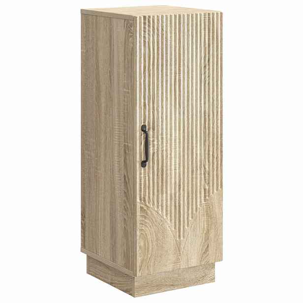 vidaXL Servírovací skříň Dub sonoma 33 x 34,5 x 87 cm Kompozitní dřevo