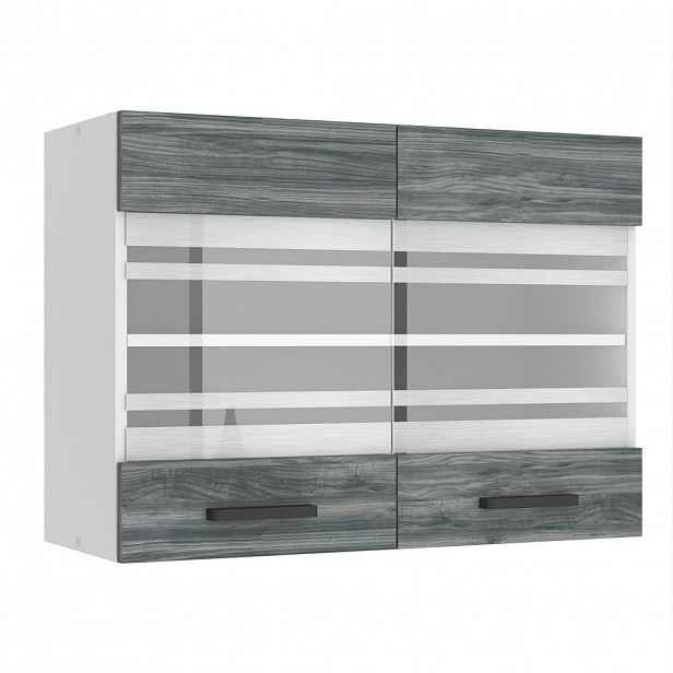 B BELINI GROUP ZÁVĚSNÁ SKŘÍŇKA SGW 80 cm, se 2 dveřmi, Glamour dřevo
