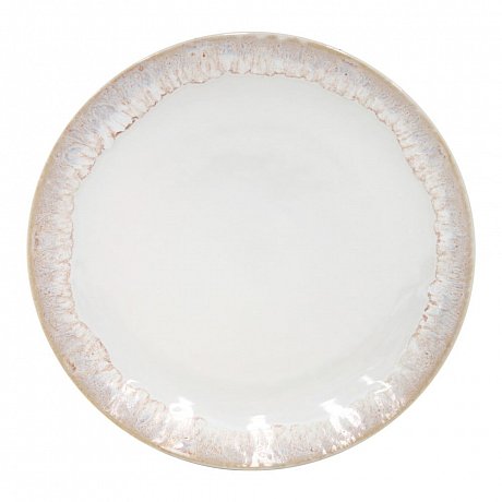 Bílý dezertní talíř z kameniny Casafina Taormina, ⌀ 22 cm