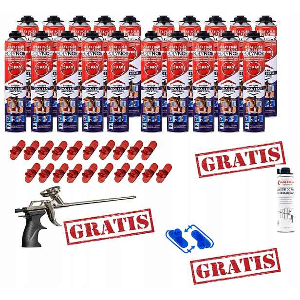 Pur Sprchová Pěna Polynor Pro 750 ml zateplení podkroví 20 kusů