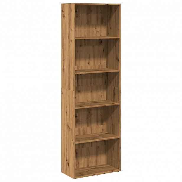 vidaXL Knihovna dub artisan 60 x 30 x 189 cm kompozitní dřevo