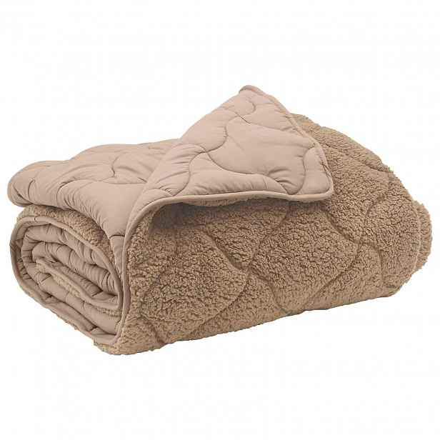 vidaXL Letní přikrývka 155 x 220 cm Léto Taupe Prodyšný