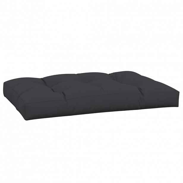 vidaXL Poduška na palety černá 120 x 80 x 12 cm textil