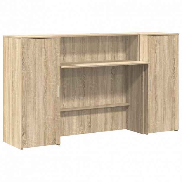 vidaXL Recepční stůl dub sonoma 180x50x103,5 cm kompozitní dřevo
