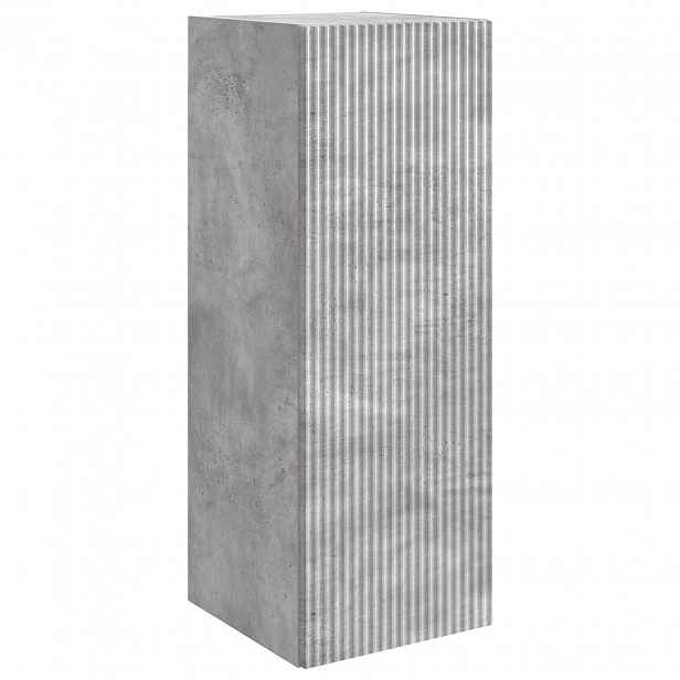 vidaXL Nástěnná skříň 33 x 34,5 x 90 cm Kompozitní dřevo Betonově šedá