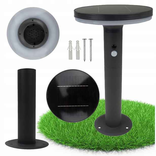Zahradní Led sloupek Solární osvětlení 10W Pir senzor pohybu soumraku