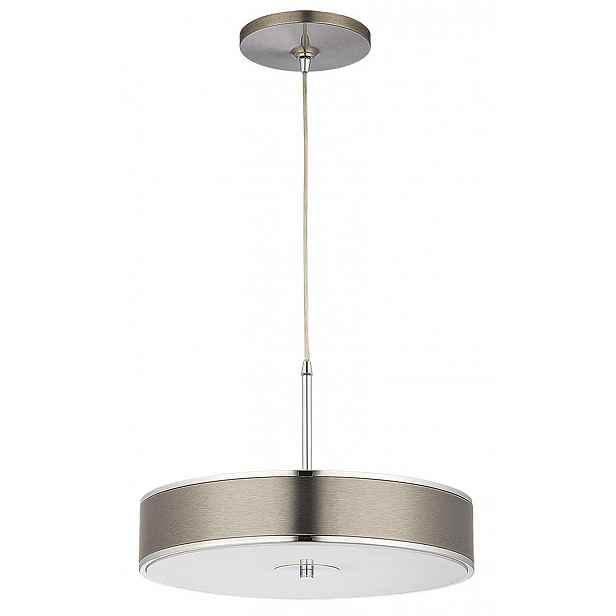 Závěsná lampa Jazz Stříbrná Bílá 3xE14 40 cm Stropní Svítidlo do pokoje Dům