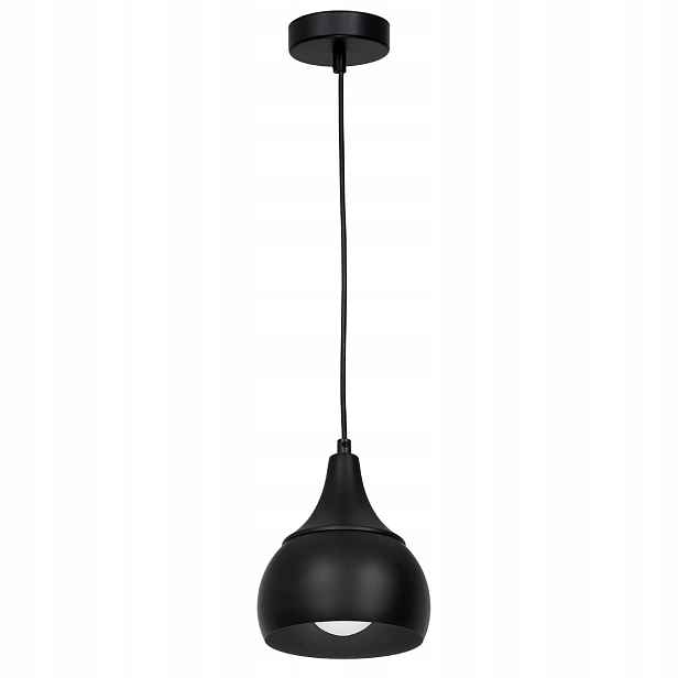 Závěsná lampa loftová industriální černá nad stůl ostrov barová deska Luminex