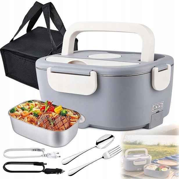 Elektrický Obědový Box Nahřívač Jídla Do Kanceláře Auta 1500 ML