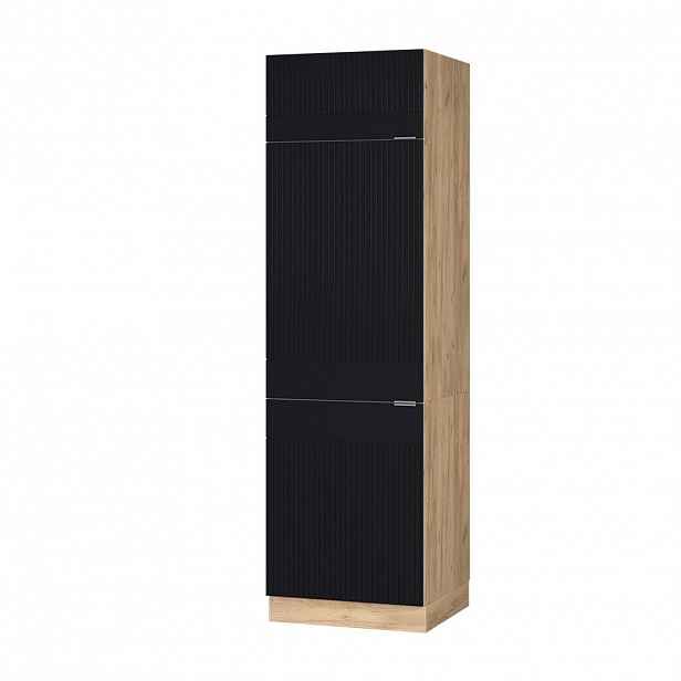 Vicco SKŘÍŇKA NA LEDNICI Fame-Line Černý pruhovaný 60 cm