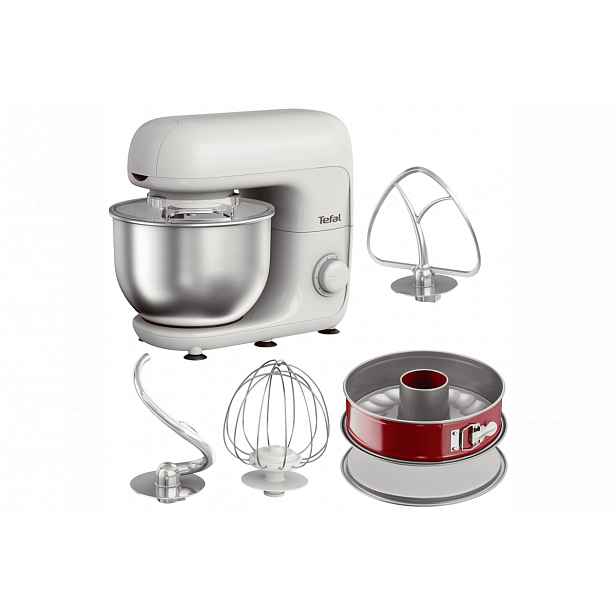 Akční set na pečení kuchyňský robot Tefal Bake Essential QB160138 a forma Tefal Delibake savarin J16
