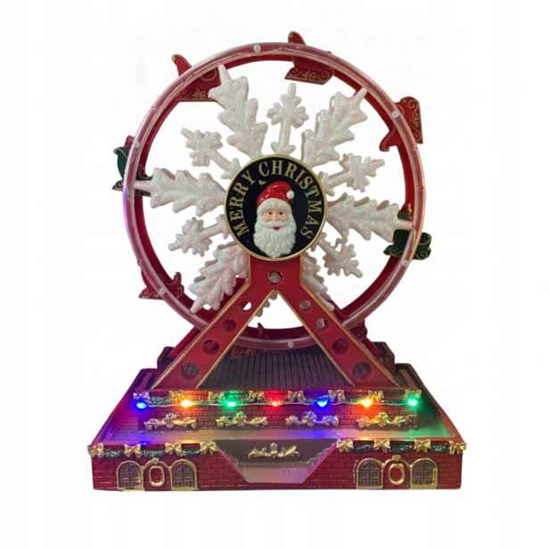 Led vánoční kolotoč animovaný 35 cm USB/baterie