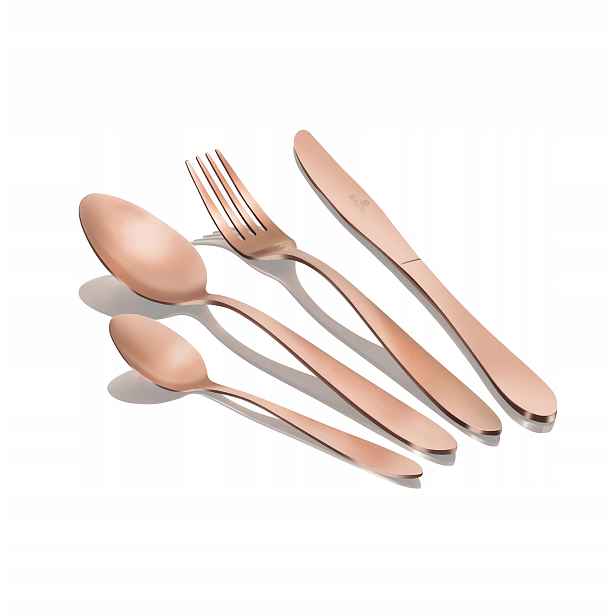 Příbory Berlinger Haus Rose Gold Metallic line BH-3076