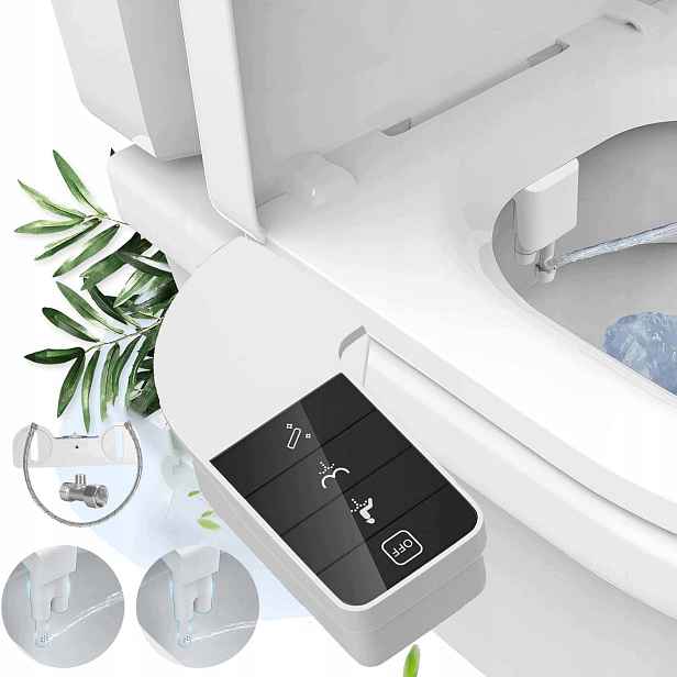 Sada Na Bidet, Bidetový Nástavec, Postřikovač Na Záchod, 2 Nastavitelné Trysky