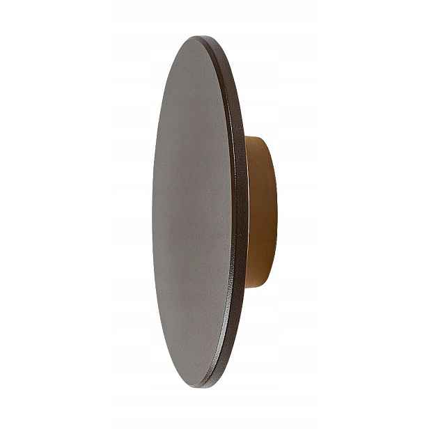 Venkovní nástěnné Led svítidlo 15W hnědé kulatý 22 cm IP65 Rabalux