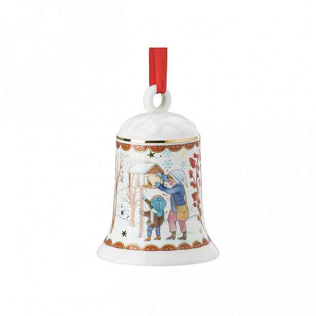Rosenthal Vánoční porcelánový zvonek, Vánoční dárky, 12 cm, limitka
