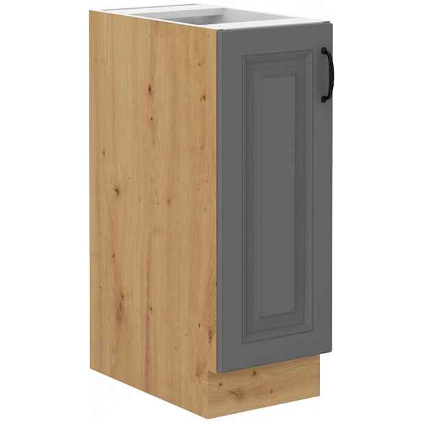 Spodní skříňka Stilo 30 D CARGO BB Barva korpusu: Dub artisan, Barva dvířek: Dust Grey