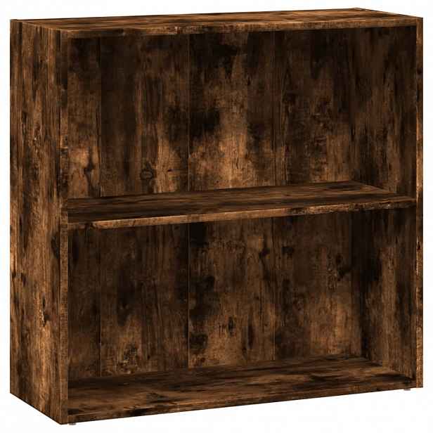vidaXL Knihovna kouřový dub 80 x 30 x 77 cm kompozitní dřevo
