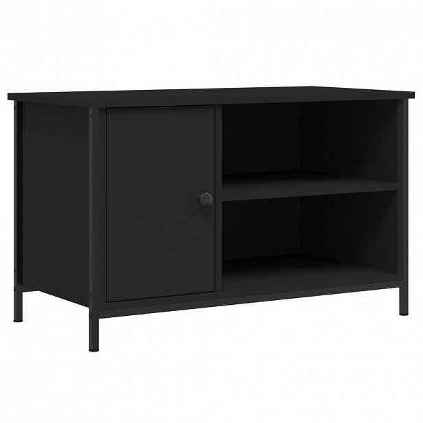 vidaXL TV skříňka černá 80 x 40 x 50 cm kompozitní dřevo