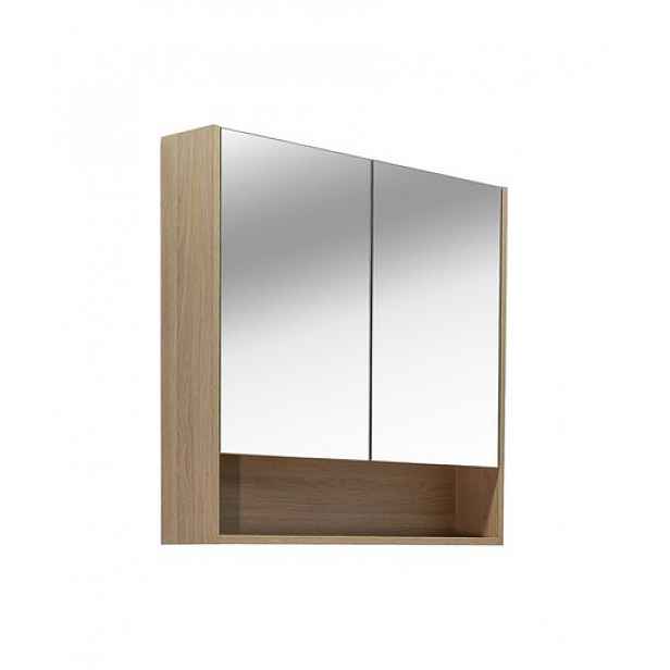 Zrcadlová skříňka Naturel Lucca 80x75 cm lamino dub LUCCA80CABD