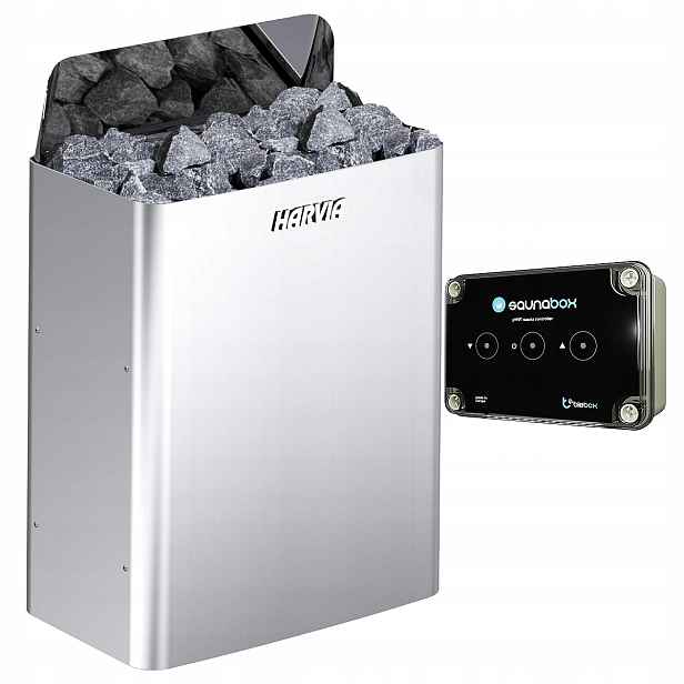 Elektrická Kamna kamna Harvia The wall SW60E 6 kW regulátor SaunaBox