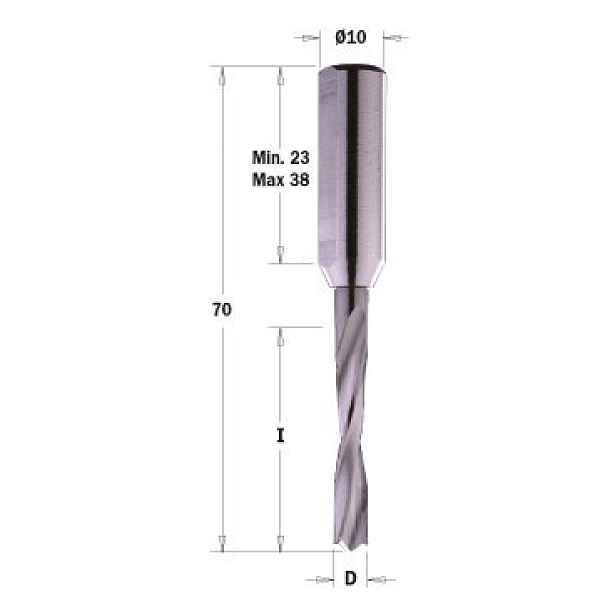 Cmt vrták Xtreme Hm D6,35 I30 L70 S10 Rh 311.064.21