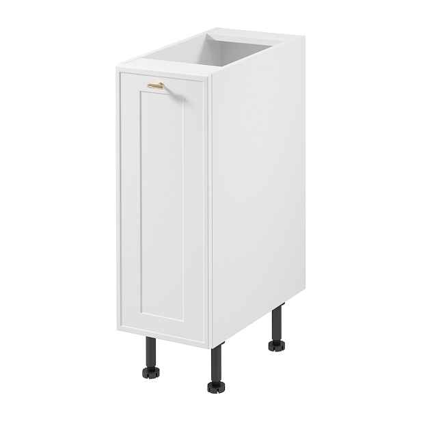 Dolní jednodveřová skříňka SALERNO - šířka 30 cm, bílá, levé provedení