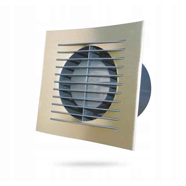 Koupelnový ventilátor Dospel 007-1555 Look 120S Ø120 mm 150 m³/h 17 W 46 dB alu