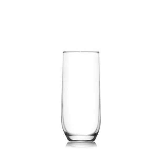 sklen. 315ml, 6ks, SUDE v.14cm-long drink