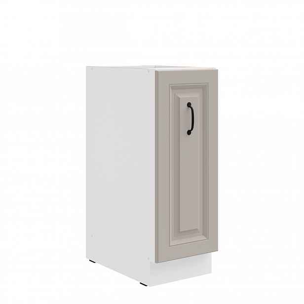 Spodní skříňka Stilo 30 D CARGO BB Barva korpusu: Bílá, Barva dvířek: Clay Grey