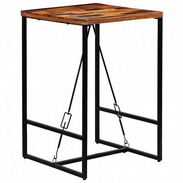 vidaXL Barový stůl masivní recyklované dřevo 70 x 70 x 106 cm