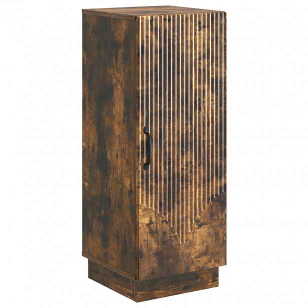 vidaXL Servírovací skříň Kouřový dub 33 x 34,5 x 87 cm